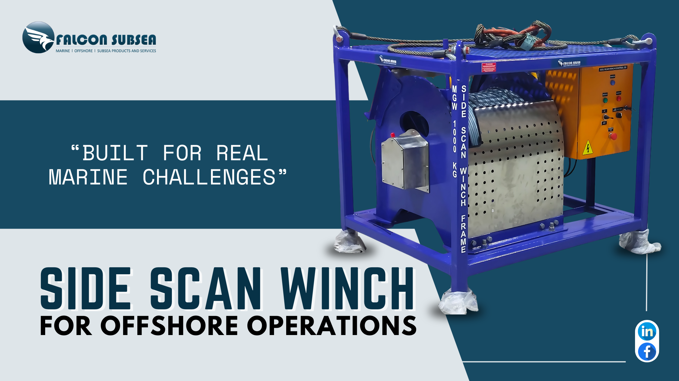 Side Scan Winch for Offshore Operations